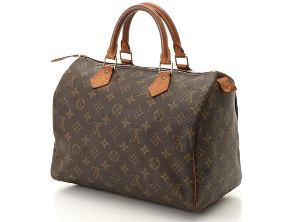 Louis Vuitton Monogram Bag Boston Speedy Brown
